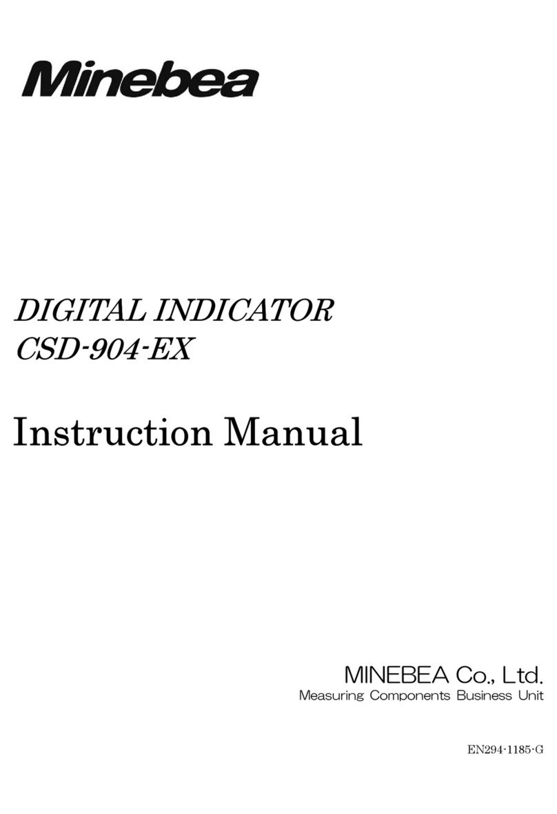 Minebea CSD-904-EX User manual