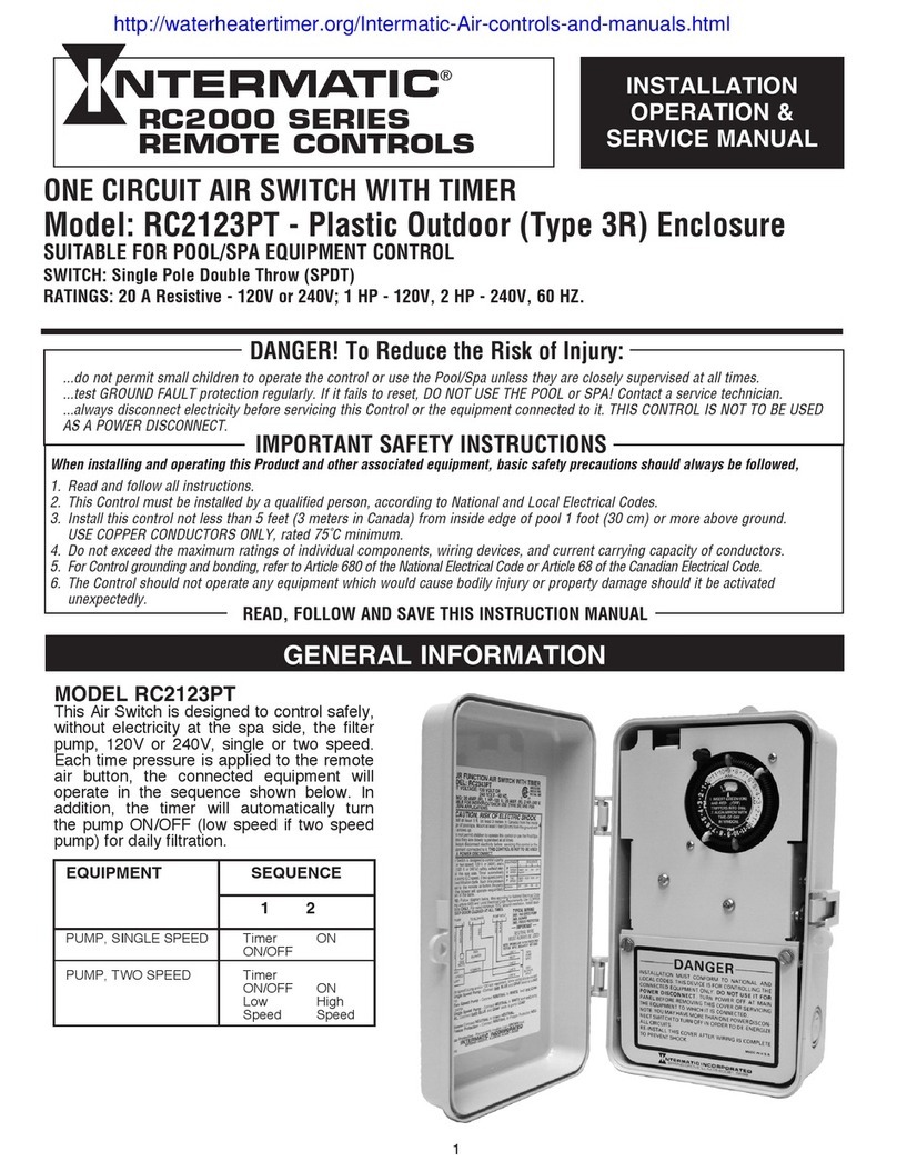 Intermatic RC2000 Series Manual