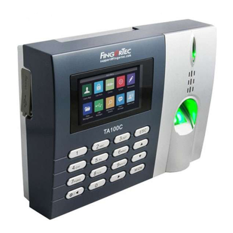 FingerTec TA100C Installation diagram