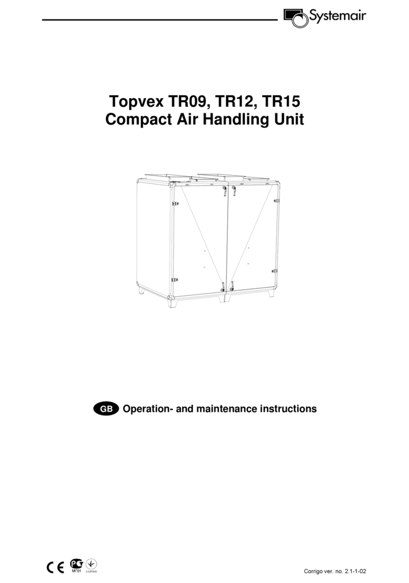 System air Topvex TR 09 Series Troubleshooting guide