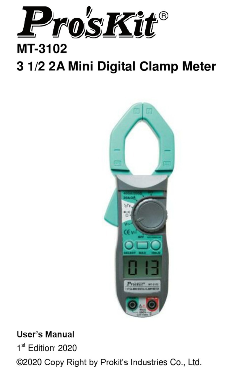 Pro's Kit MT-3102 user manual