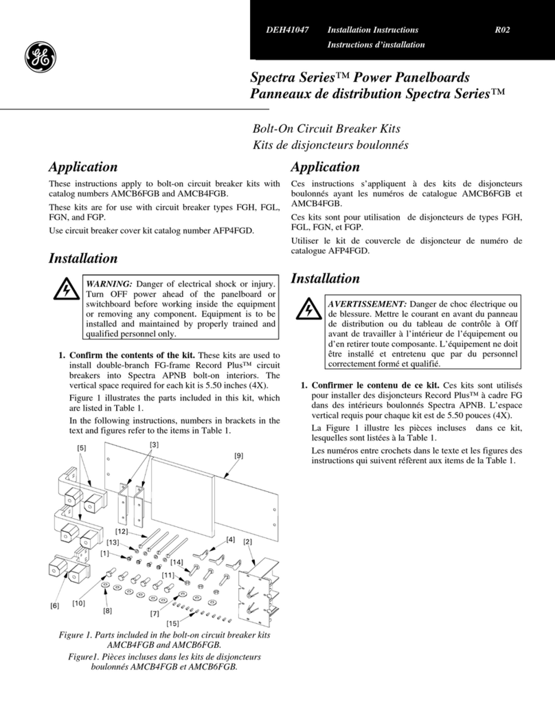 GE Spectra Series AMCB6FGB User manual GE Spectra Series AMCB6FGB User manual
