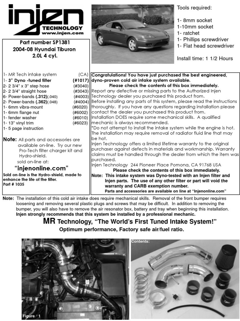 injen technology SP1381 User manual