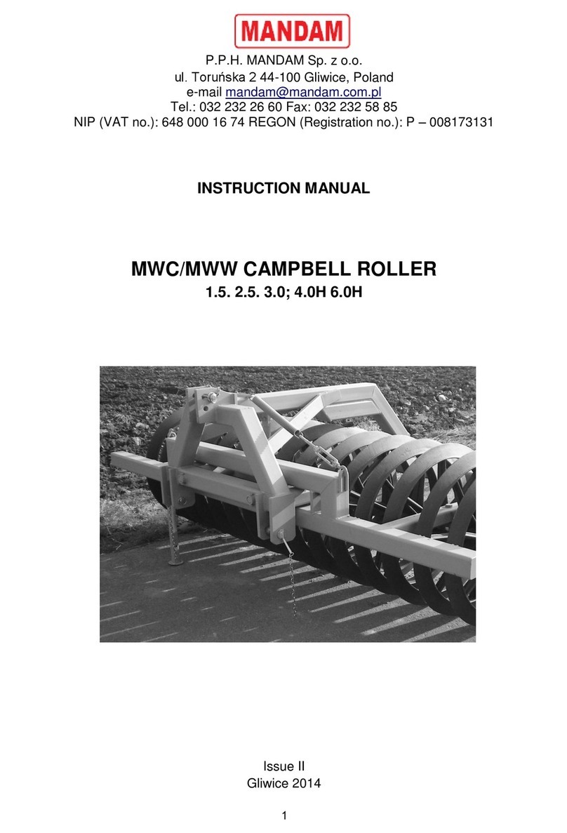 Mandam MWC Series instruction manual