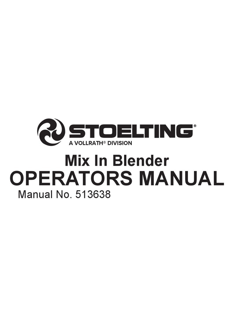 Vollrath STOELTING 521005 Operator's manual