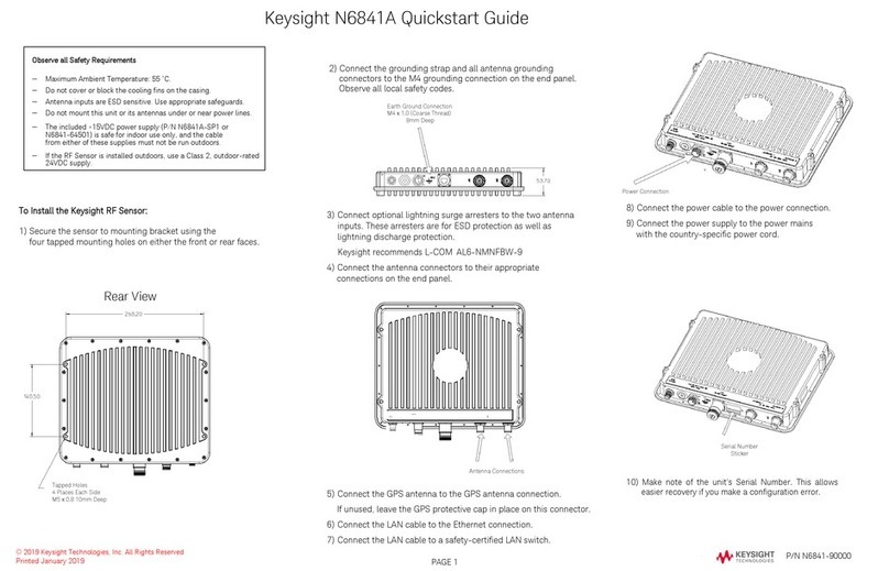 Keysight N6841A quick start guide