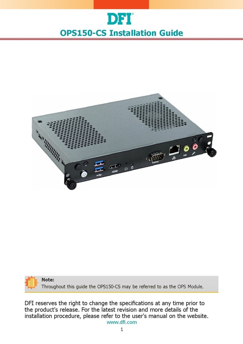 DFI OPS150-CS User manual