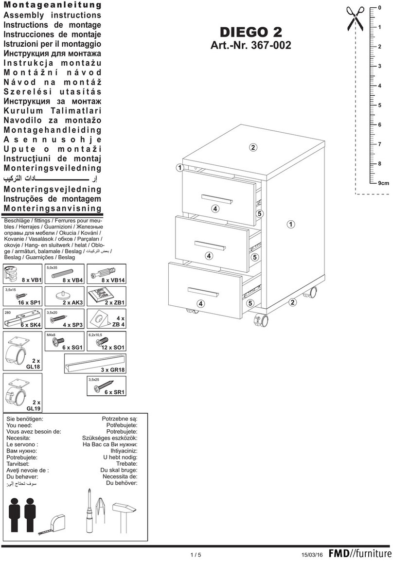 FMD Furniture DIEGO 2 367-002 User manual