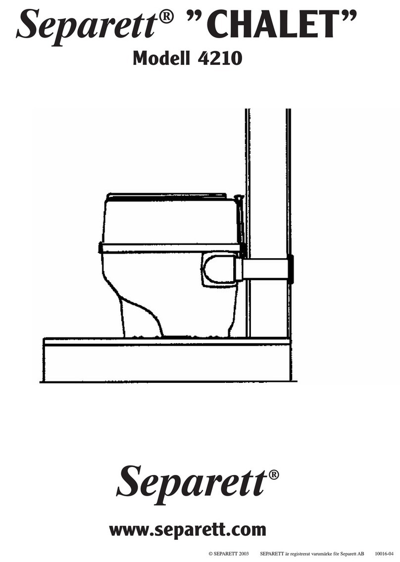 Separett CHALET 4210 manual