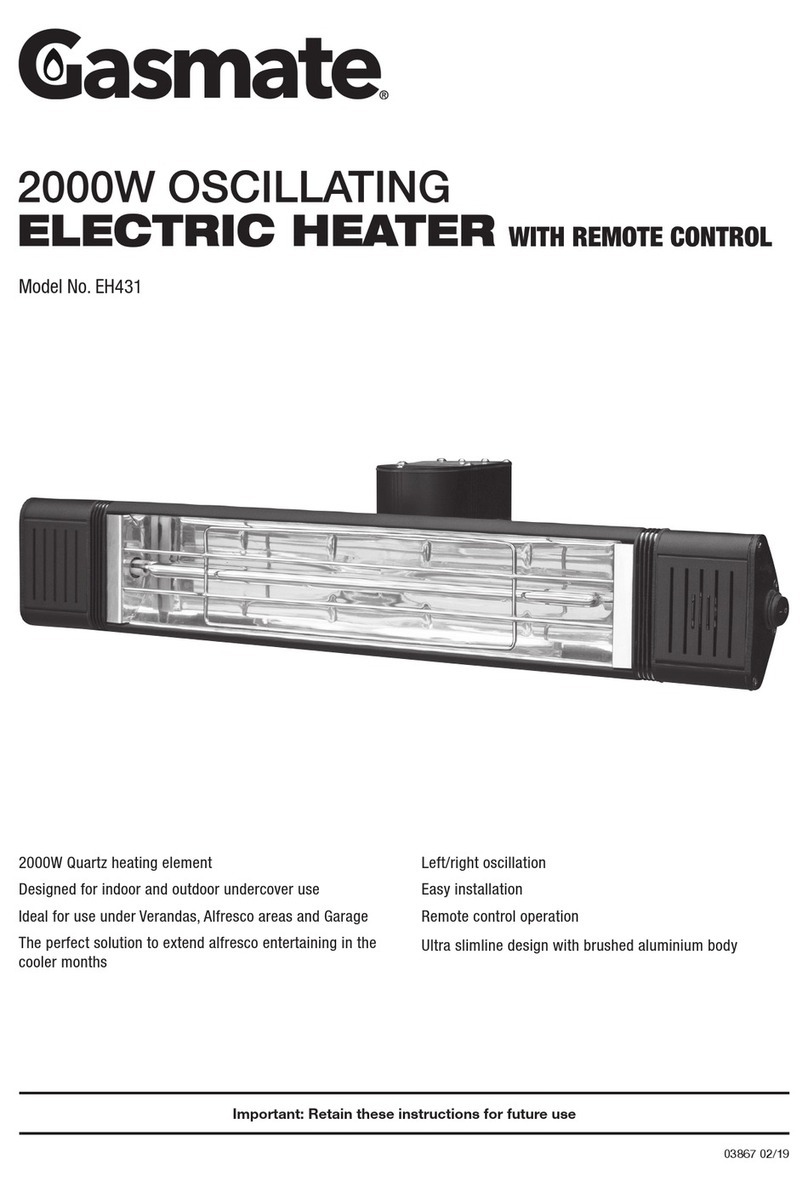 Gasmate EH431 instructions