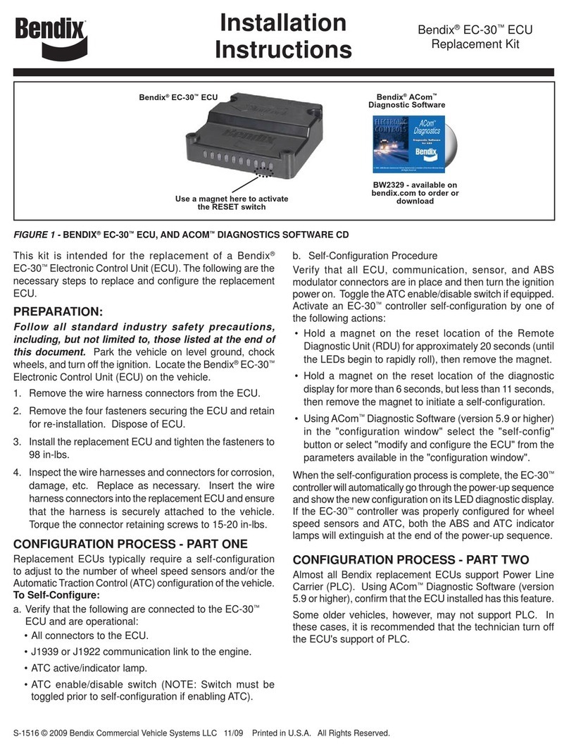 BENDIX EC-30 ECU User manual