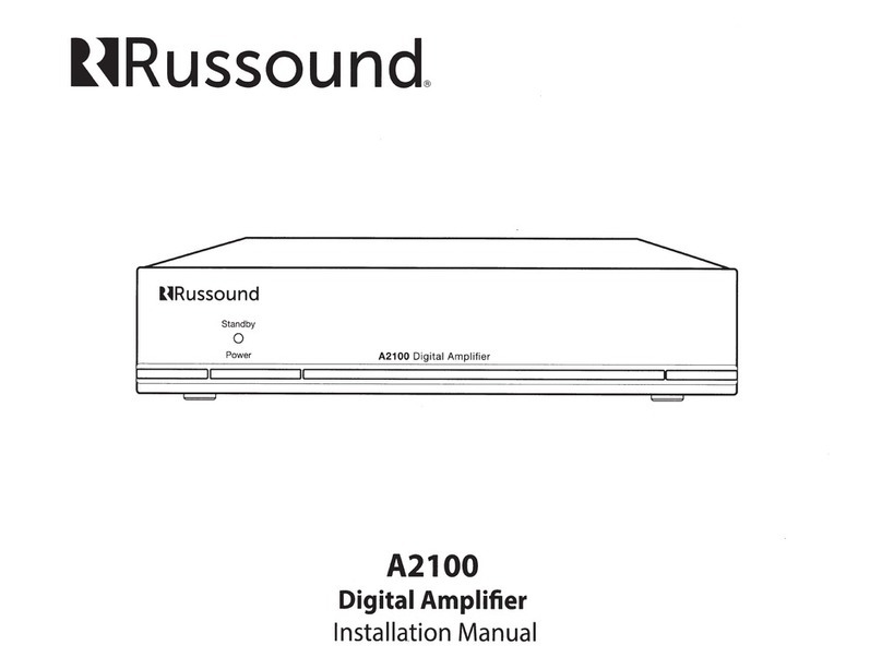 Russound A2100 User manual