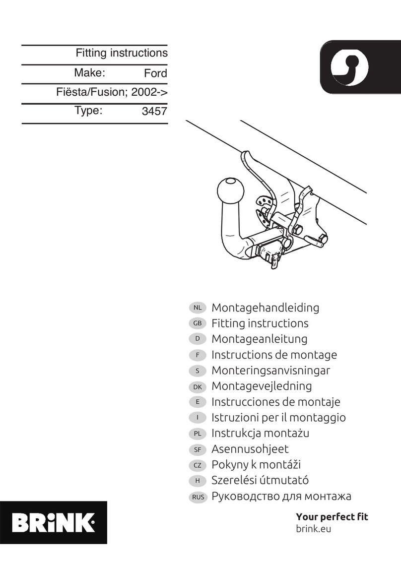 Brink 3457 User manual