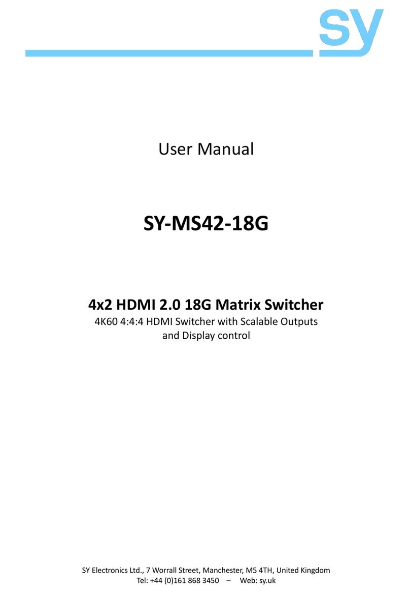 SY SY-MS42-18G User manual