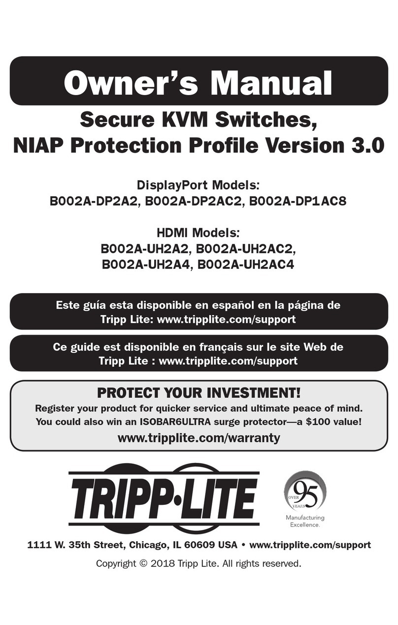 Tripp Lite B002A-DP2A2 User manual