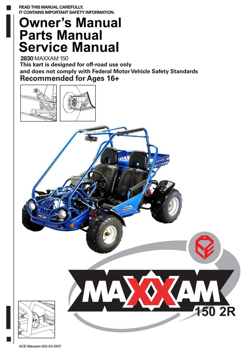 Ace Sports Maxxam 150 2R owner's manual