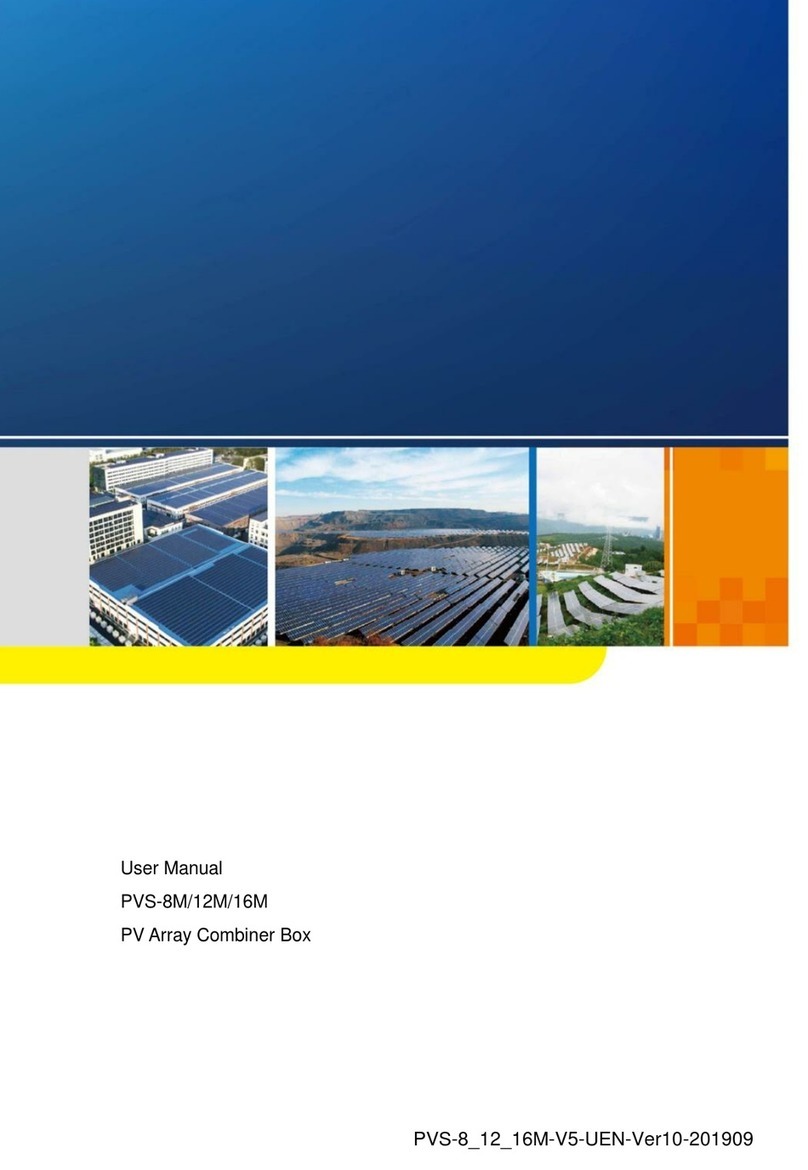 Sungrow PVS-8M user manual