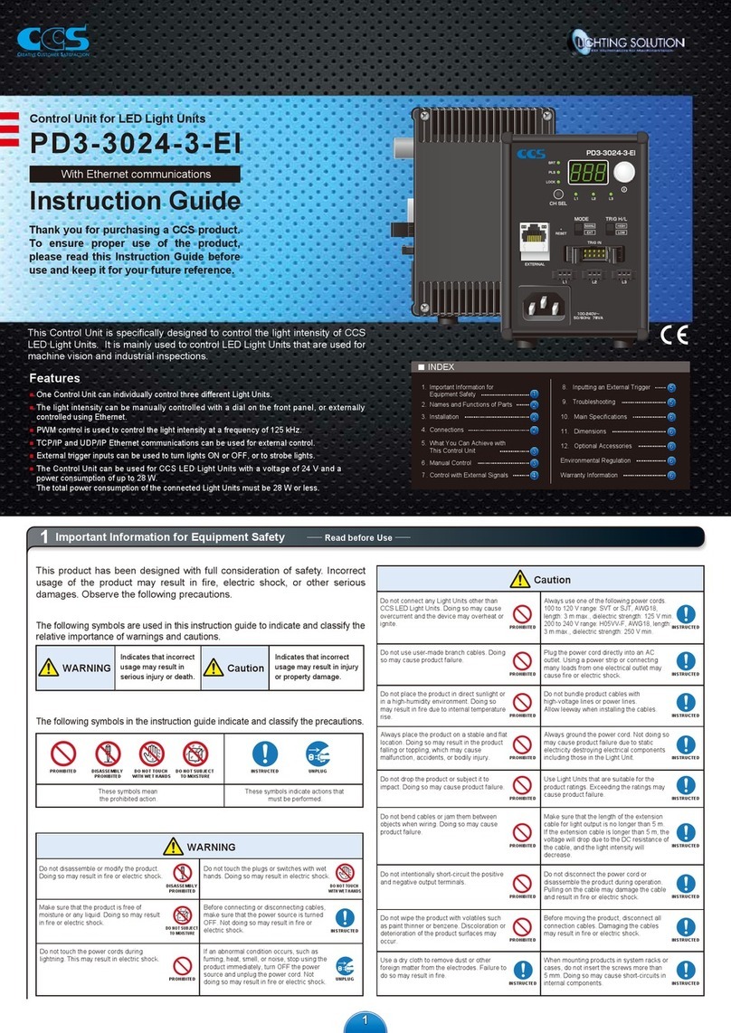 CCS PD3-3024-3-EI Manual