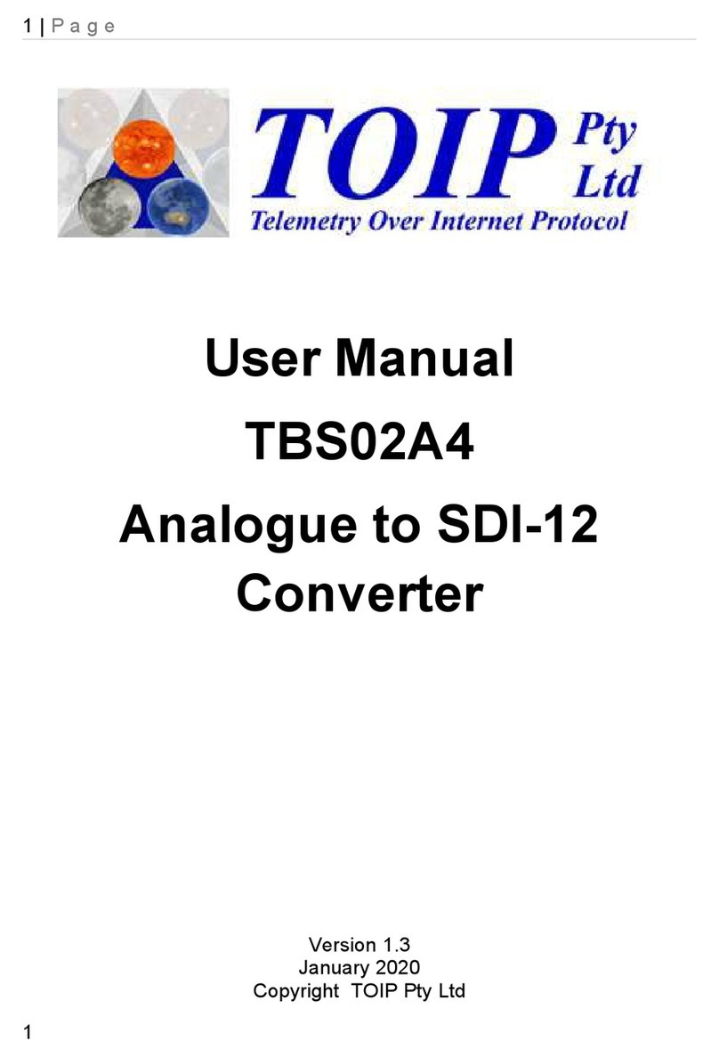TOIP Pty TBS02A4 User manual