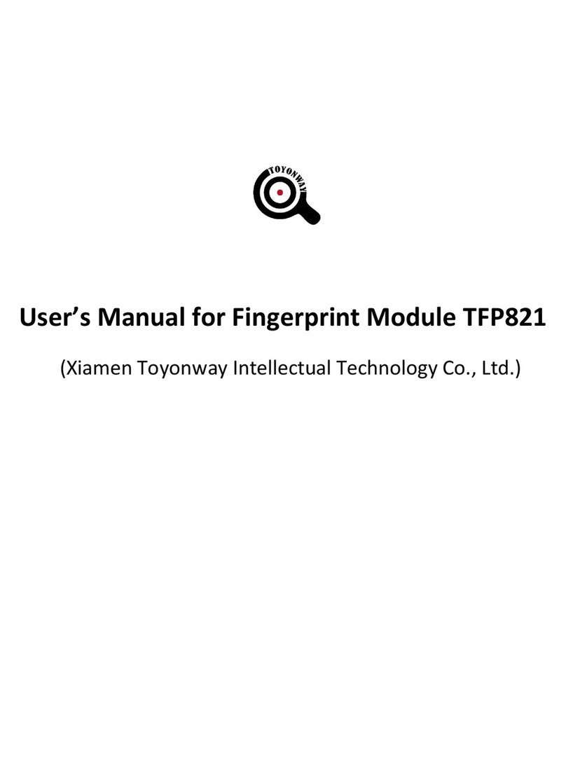 Toyonway TFP821 user manual