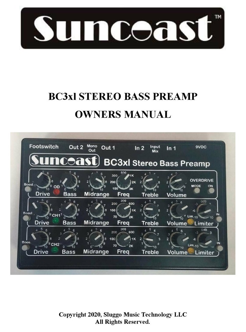 Suncoast BC3xl User manual