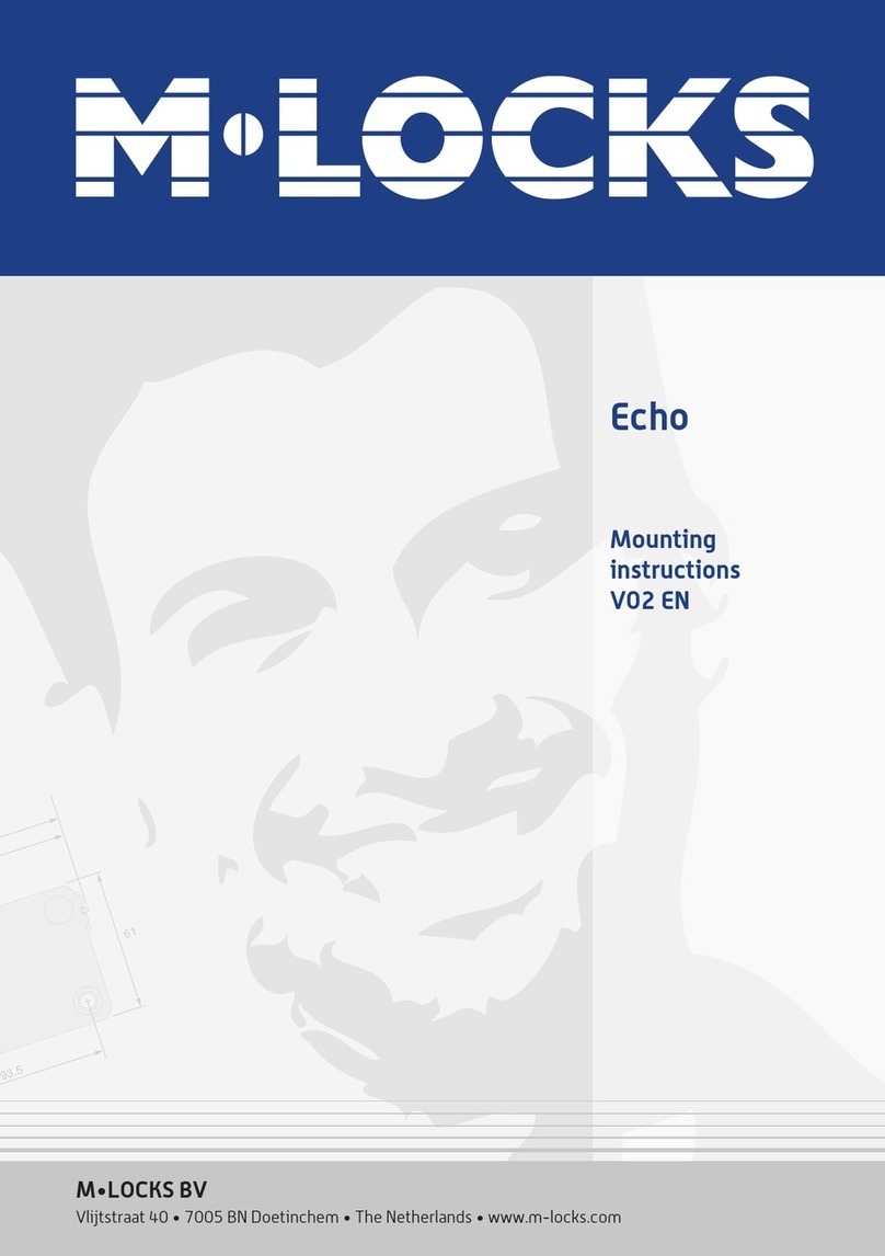 M-LOCKS Echo Mounting instructions