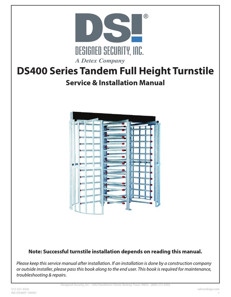 DSI DS400 Series Service & installation manual
