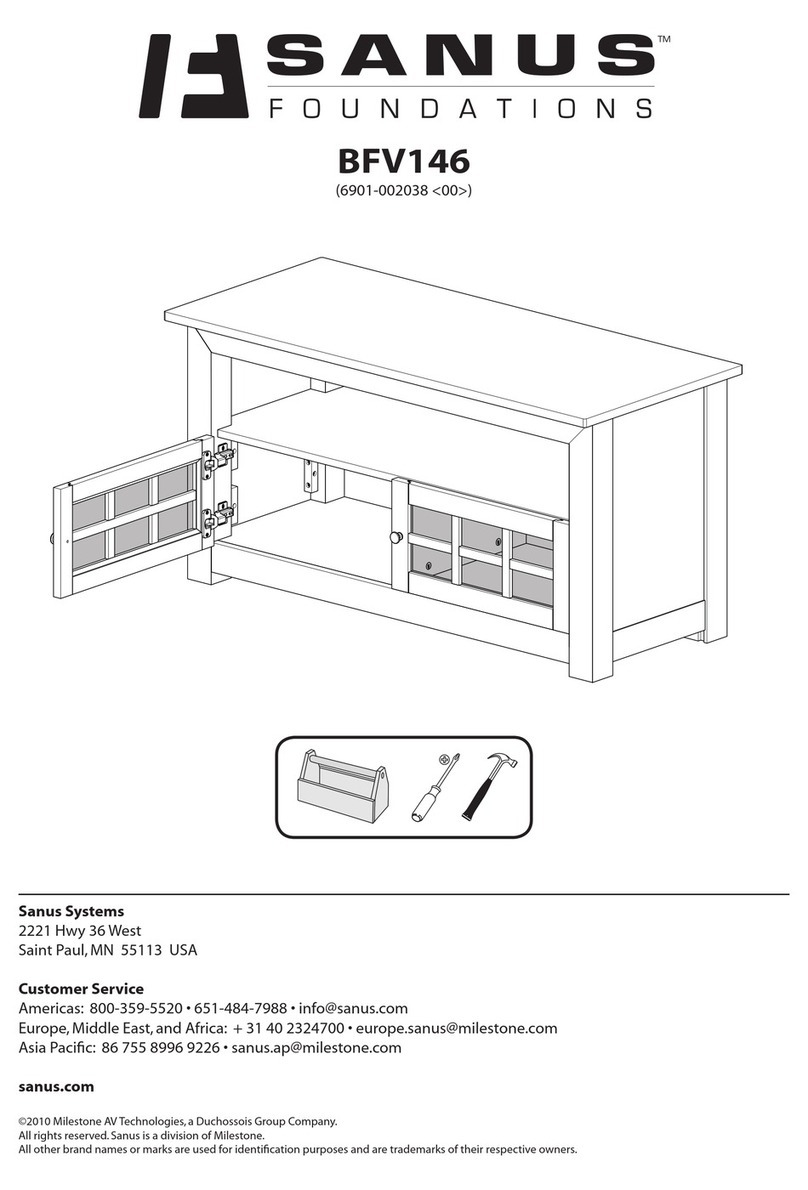 Sanus Foundations BFV146 manual