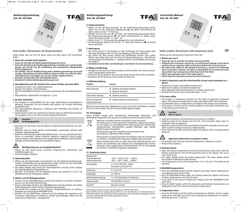 TFA 30.1024 instruction manual