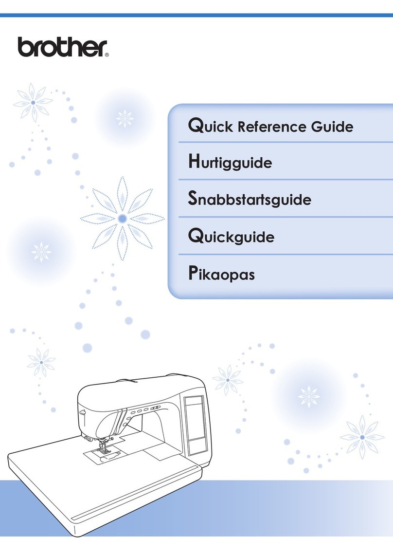 Brother Laura Ashley Innov-ís NX2000 Quick reference guide