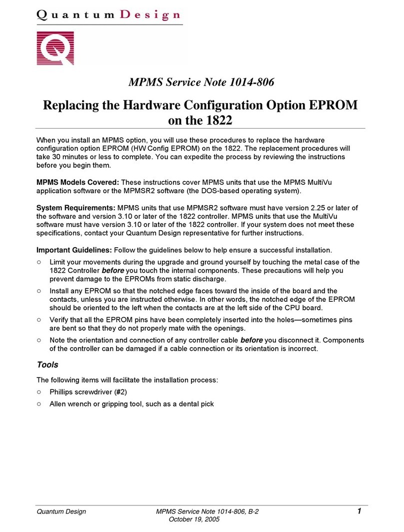 Quantum Design MPMS Service note