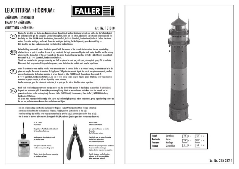 Faller HORNUM User manual