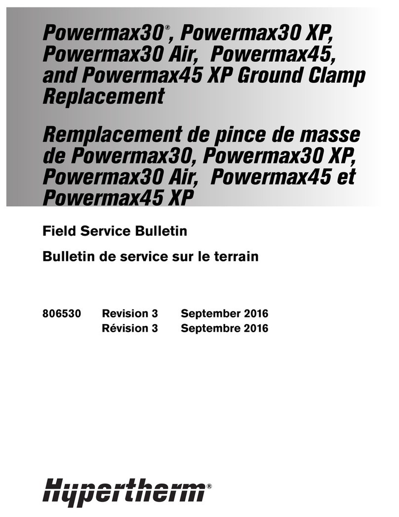 Hypertherm Powermax30 AIR Reference manual