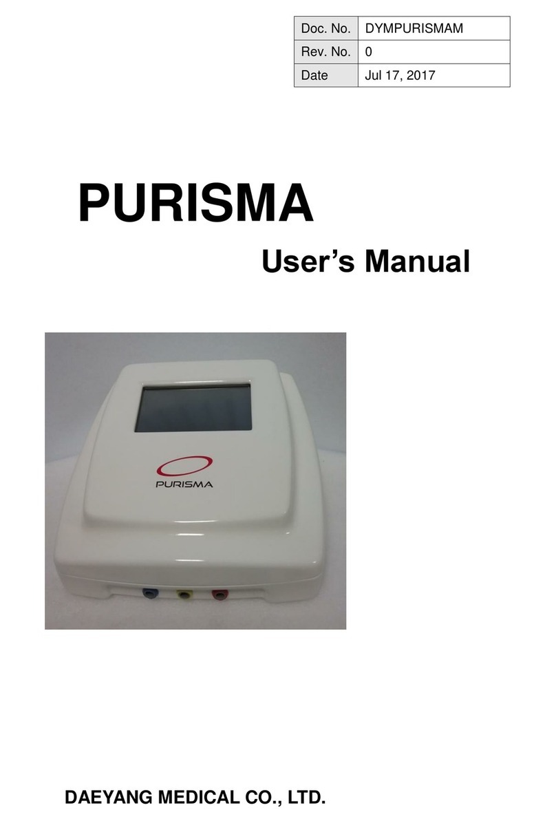 DAEYANG MEDICAL PURISMA user manual