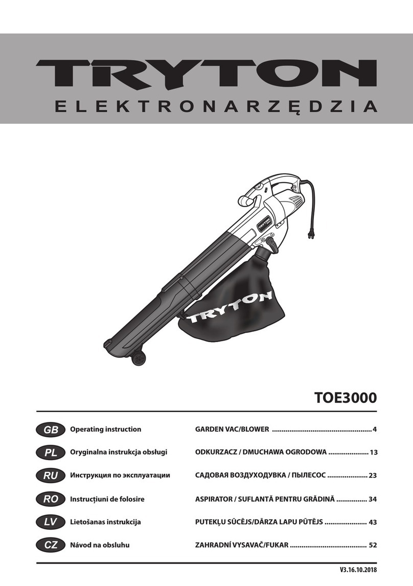 Tryton TOE3000 Operating	 instruction