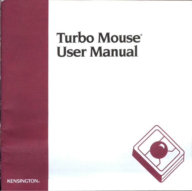 Kensington Turbo Mouse User manual