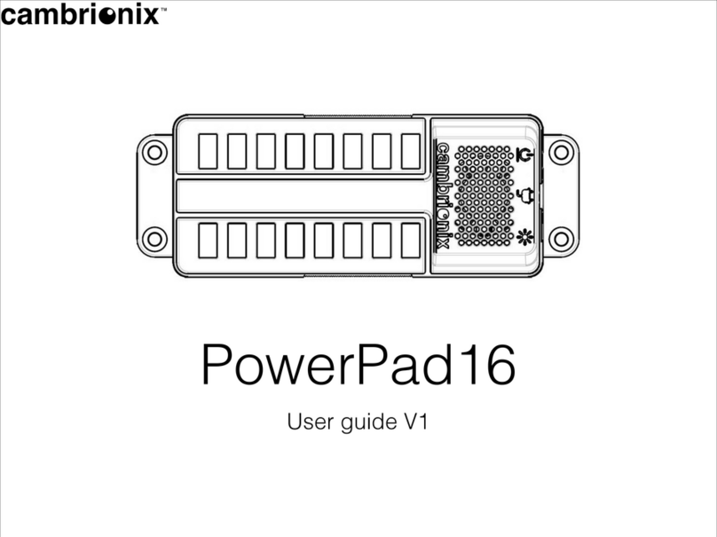 CAMBRIONIX PowerPad16 user guide