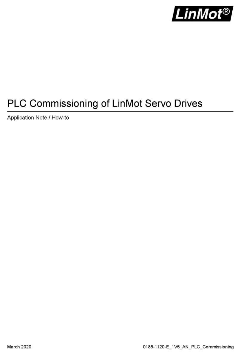 LinMot C1250-IP Series Installation and operating instructions