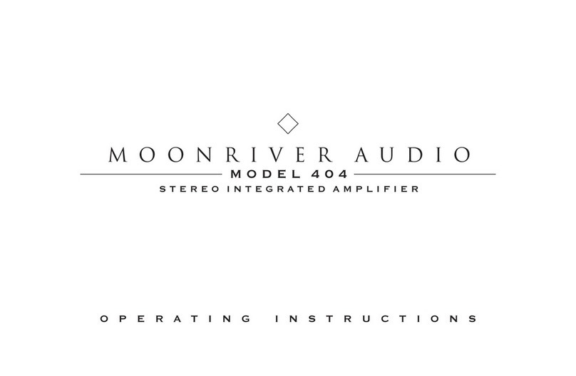 Moonriver Audio 404 operating instructions