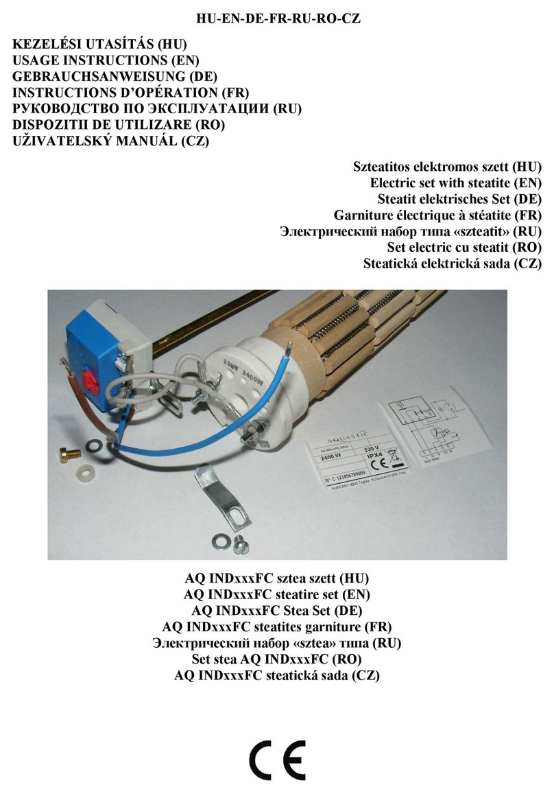 hajdu AQ IND FC Series Usage instructions