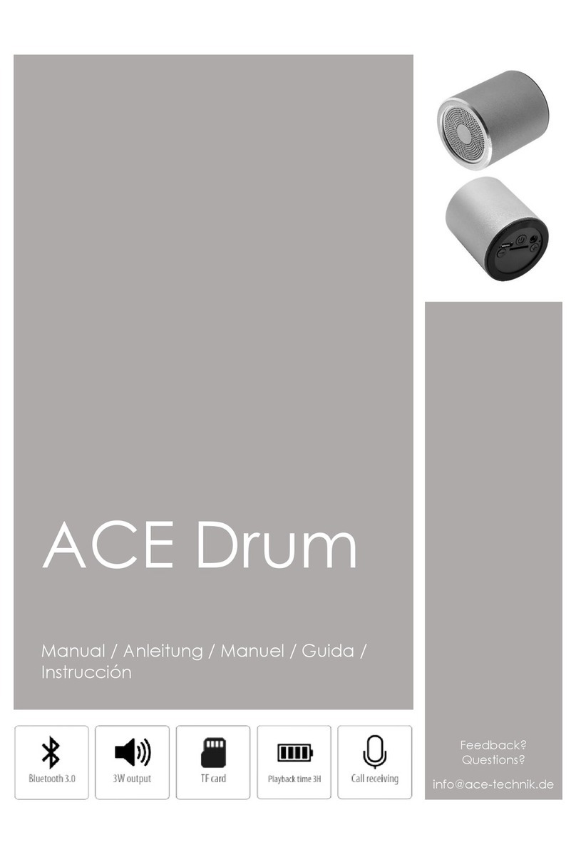 ACE INSTRUMENTS ACE Drum manual
