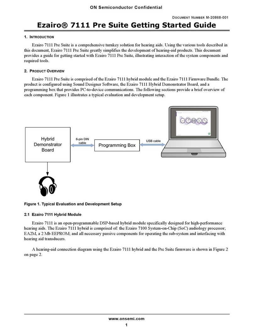 ON Semiconductor Ezairo 7111 Pre Suite Getting started guide ON Semiconductor Ezairo 7111 Pre Suite Getting started guide