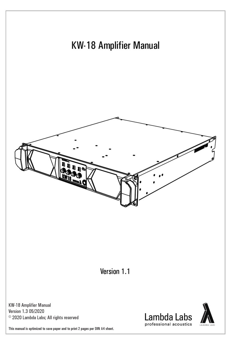 Lambda Labs KW-18 manual