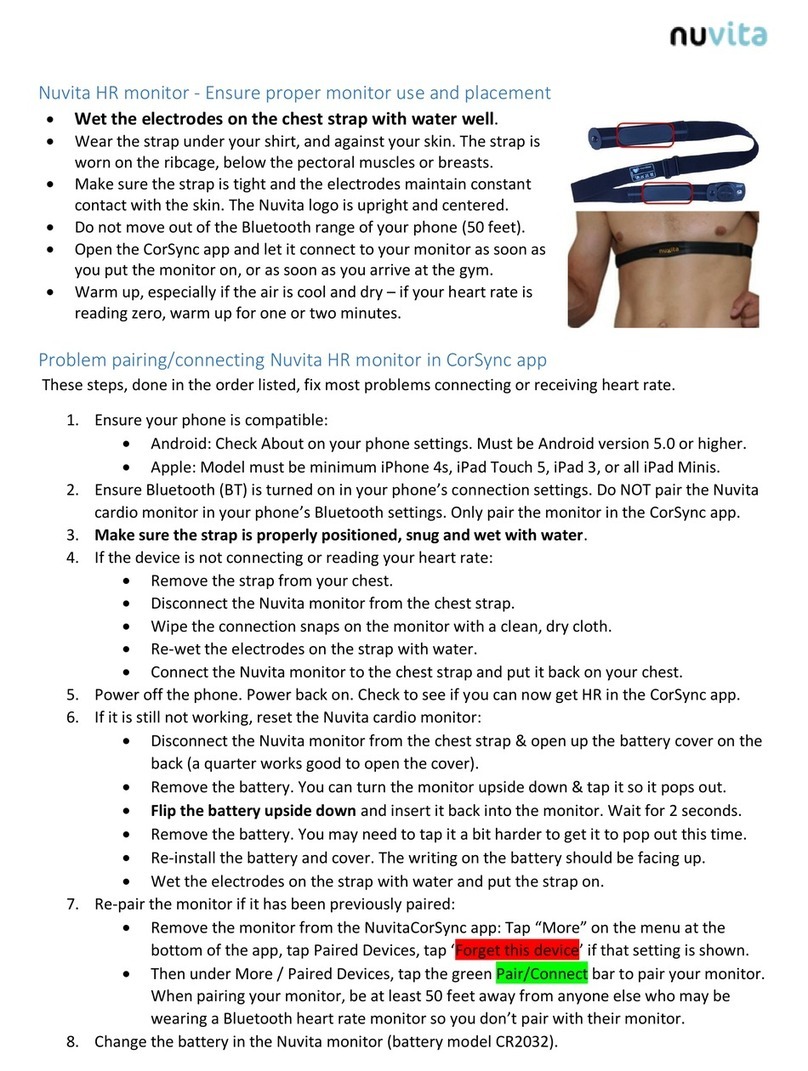 nuVita CorSync quick start guide
