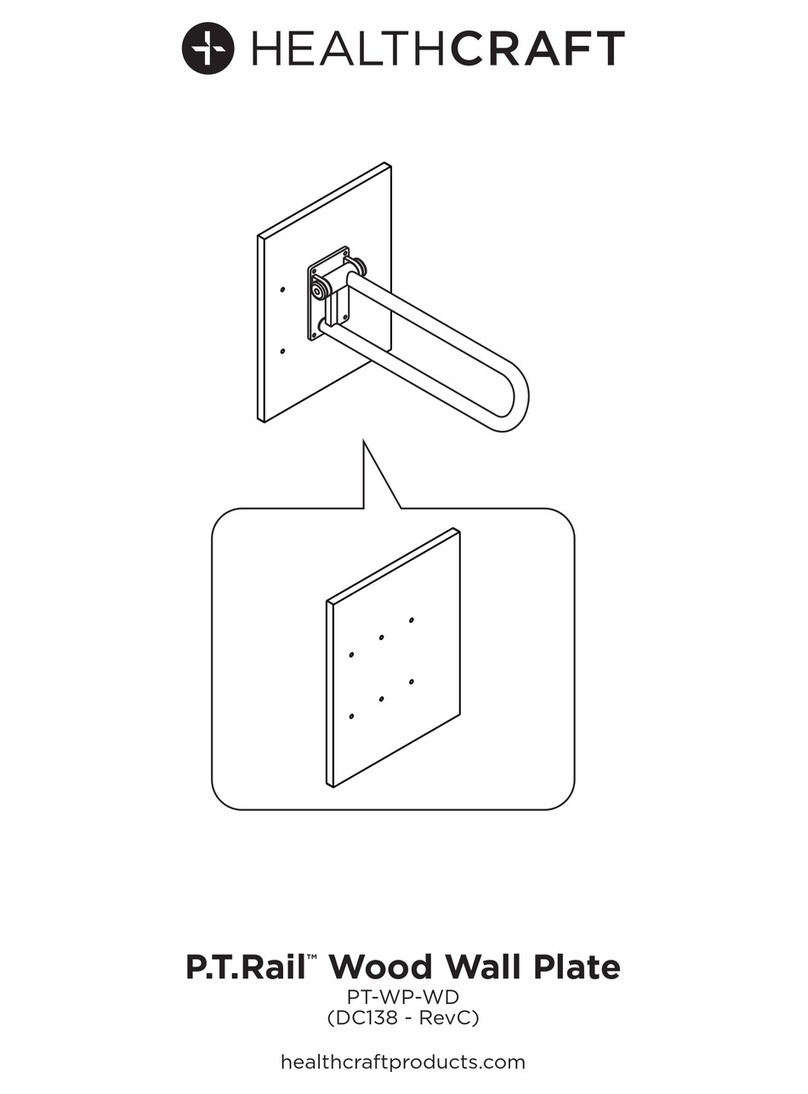 Healthcraft P.T.Rail PT-WP-WD manual
