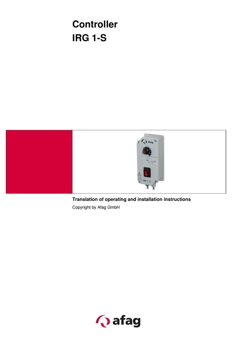 Afag IRG 1-S User manual