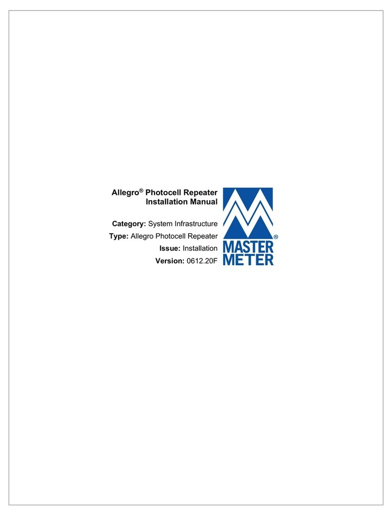 Master Meter Allegro installation manual