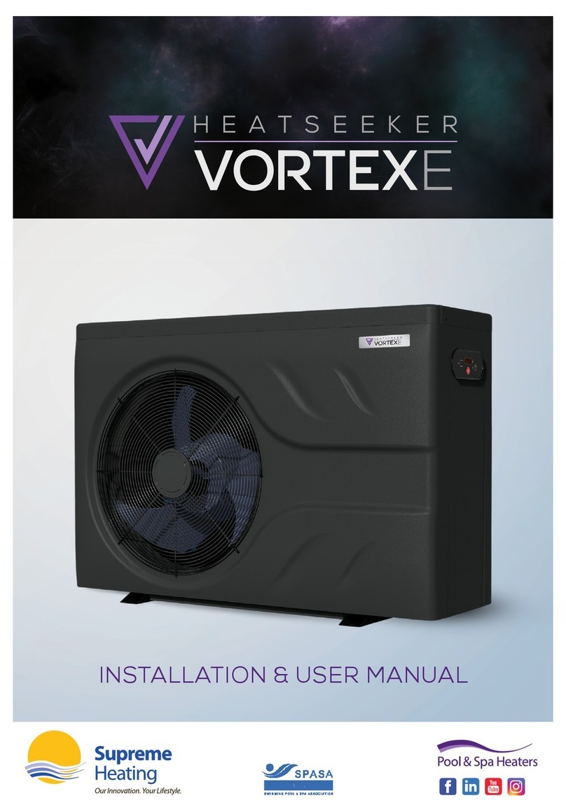 Supreme Heating HEATSEEKER VORTEXE Installation & user manual