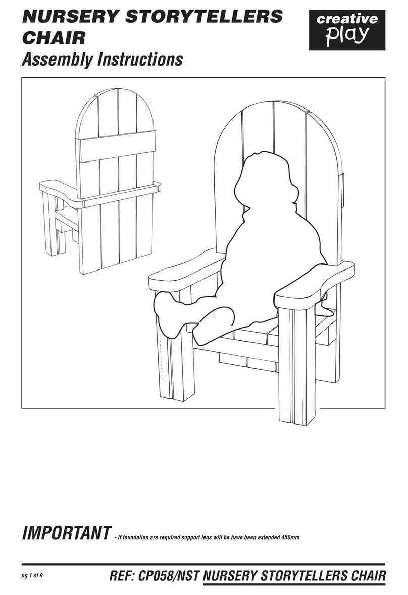 Creative Play NURSERY STORYTELLERS CHAIR Assembly instructions