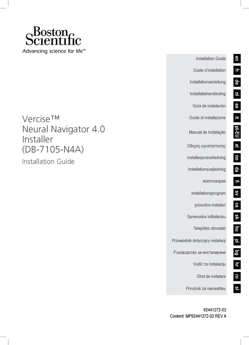 Boston Scientific Vercise Neural Navigator 4.0 User manual